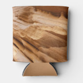 ジオンキャニオンウォールIIレッドロック抽象芸術写真 缶クーラー (正面)