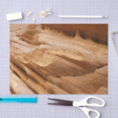 ジオンキャニオンウォールIIレッドロック抽象芸術写真 薄葉紙 (クラフト)