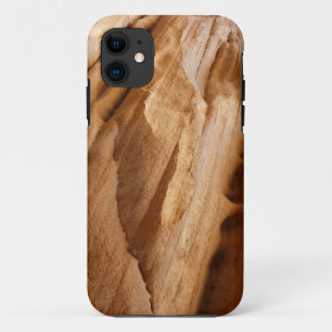 ジオンキャニオンウォールIIレッドロック抽象芸術写真 iPhone 11 ケース