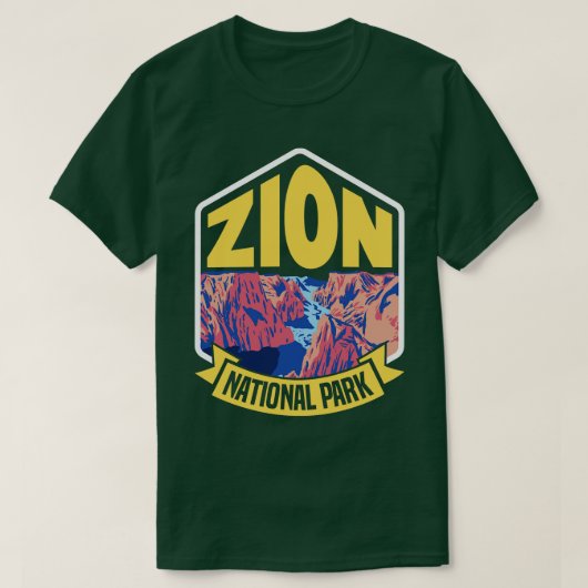 ジオンナショアルパークレトロ Tシャツ (デザイン正面)