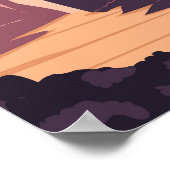 ジオンナショナルパークザナロウズレトロ ポスター (角)