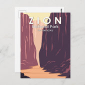 ジオンナショナルパークザナロウズレトロ ポストカード (正面/裏面)