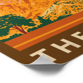 ジオンナショナルパークユタイーストテンプルヴィンテージ ポスター (角)