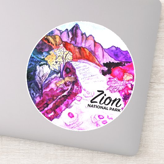 ジオンナショナルパークユタキャンピングトリップウォーターの色 シール (詳細)