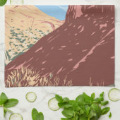 ジオンナショナルパークユタザアー素晴らしチヴィンテージ キッチンタオル (折り畳み)