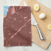 ジオンナショナルパークユタザアー素晴らしチヴィンテージ キッチンタオル (四つ折り)