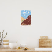 ジオンナショナルパークユタザアー素晴らしチヴィンテージ ポスター (キッチン)