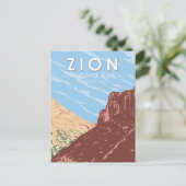 ジオンナショナルパークユタザアー素晴らしチヴィンテージ ポストカード (スタンド正面)