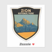 ジオンナショナルパークユタザウォッチマンヴィンテージ シール (シート)