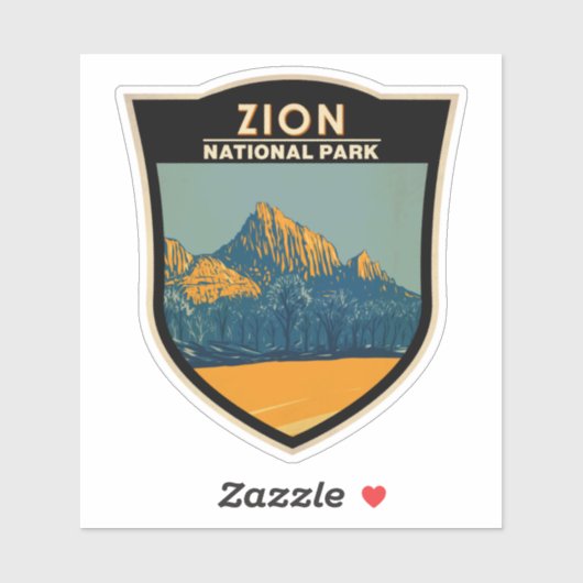 ジオンナショナルパークユタザウォッチマンヴィンテージ シール (シート)