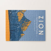 ジオンナショナルパークユタザウォッチマンヴィンテージ ジグソーパズル (横)