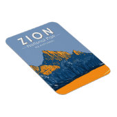 ジオンナショナルパークユタザウォッチマンヴィンテージ マグネット (右側)