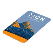 ジオンナショナルパークユタザウォッチマンヴィンテージ マグネット (左側)