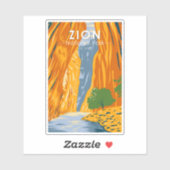 ジオンナショナルパークユタザナローズヴィンテージ シール (シート)