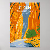 ジオンナショナルパークユタザナローズヴィンテージ ポスター (正面)