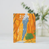 ジオンナショナルパークユタザナローズヴィンテージ ポストカード (スタンド正面)