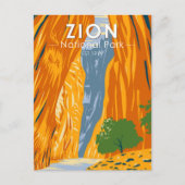 ジオンナショナルパークユタザナローズヴィンテージ ポストカード (正面)