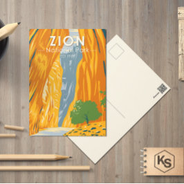 ジオンナショナルパークユタザナローズヴィンテージ ポストカード