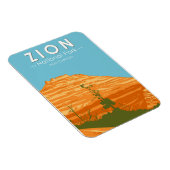 ジオンナショナルパークユタジオンキャニオン2ヴィンテージ マグネット (右側)