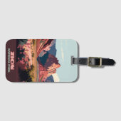 ジオンナショナルパークユタマウンテンズヴィンテージ ラゲッジタグ (正面横)