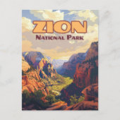 ジオンナショナルパークユタモアブキャニオンレトロ ポストカード (正面)