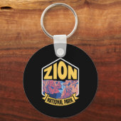 ジオンナショナルパークユタレトロ キーホルダー (正面)