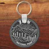 ジオンナショナルパークユタヴィンテージモノリン キーホルダー (正面)