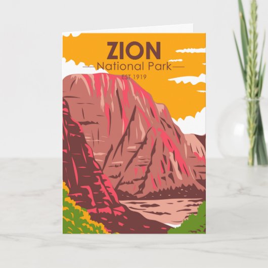 ジオンナショナルパークユタヴィンテージ カード (正面)