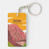 ジオンナショナルパークユタヴィンテージ キーホルダー (裏面)