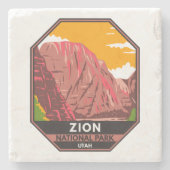 ジオンナショナルパークユタヴィンテージ ストーンコースター (正面)