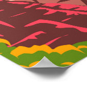 ジオンナショナルパークユタヴィンテージ ポスター (角)