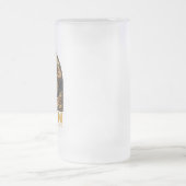 ジオンナショナルパークレトロエンブレム フロストグラスビールジョッキ (中央)