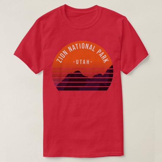 ジオンナショナルパークレトロ2 Tシャツ (デザイン正面)