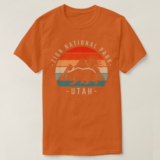ジオンナショナルパークレトロ3 Tシャツ (デザイン正面)