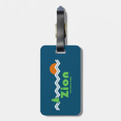 ジオンナショナルパークレトロ ラゲッジタグ (裏面縦)