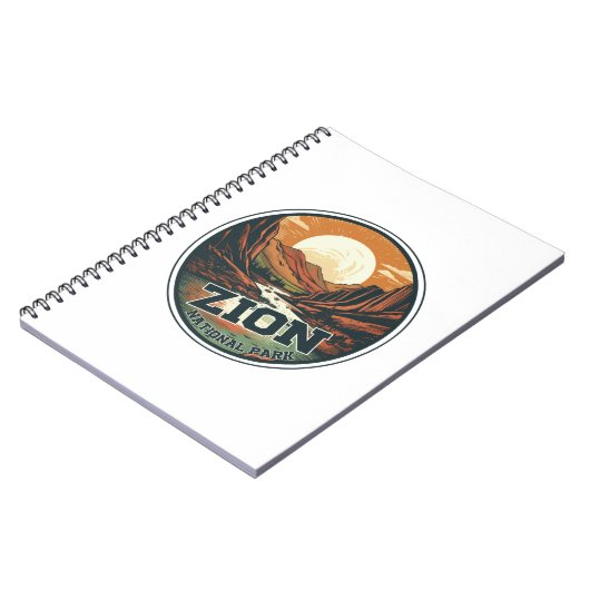 ジオンナショナルパークヴィンテージサンセットトラベル ノートブック (左側)