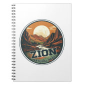 ジオンナショナルパークヴィンテージサンセットトラベル ノートブック (正面)