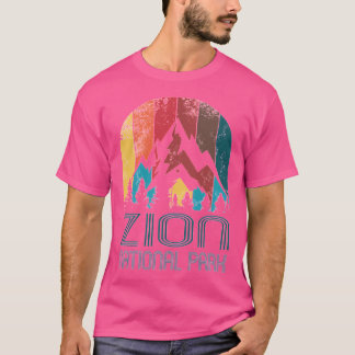 ジオンナショナルパークヴィンテージサンセットトラベル Tシャツ