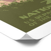 ジオンナショナルパークヴィンテージトラベル ポスター (角)