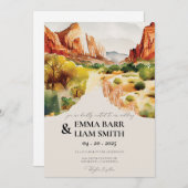 ジオンナショナルパーク結婚式招待状 招待状 (正面/裏面)