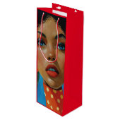 ジオンネバイキャブワイン抱き枕 ワインギフトバッグ (正面アングル)