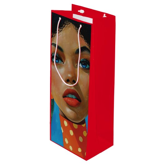 ジオンネバイキャブワイン抱き枕 ワインギフトバッグ (正面アングル)