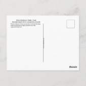 ジオンビグーンシープポストカード ポストカード (裏面)