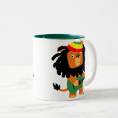 ジオンマグカップのかわいい漫画 ツートーンマグカップ (正面右)