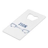 ジオンロック登山クイックドロー クレジットカード栓抜き (裏面アングル)