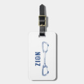 ジオンロック登山クイックドロー ラゲッジタグ (正面縦)