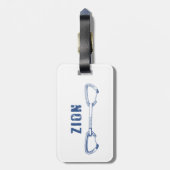 ジオンロック登山クイックドロー ラゲッジタグ (裏面縦)