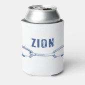 ジオンロック登山クイックドロー 缶クーラー (缶裏面)