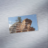 ジオン国立公園に着陸する天使まで マグネット名刺 (インサイチュ)