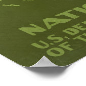 ジオン国立公園のヴィンテージ旅行ポスター ポスター (角)